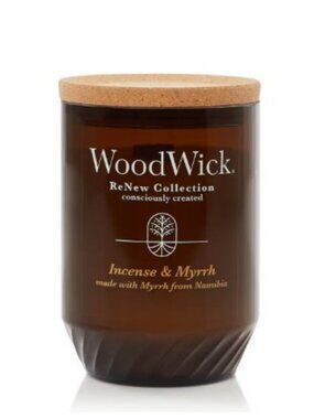Wood Wick ReNew Collection Incense & Myrrh Candle